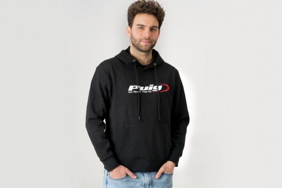 Sweatshirt PUIG XXL černý pro PIAGGIO/VESPA PK 50