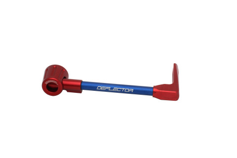 Lever guard ACCOSSATO with blue hose and joint right, aluminium