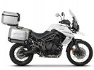 Kompletní sada hliníkových kufrů SHAD TERRA, 37L topcase   36L/47L boční kufry, včetně montážní sady a plotny SHAD TRIUMPH Tiger 800