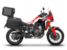 Kompletní sada černých hliníkových kufrů SHAD TERRA BLACK, 37L topcase   36L/47L boční kufry, včetně montážní sady a plotny SHAD HONDA CRF 1000  Africa Twin