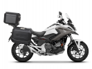 Kompletní sada černých hliníkových kufrů SHAD TERRA BLACK , 37L topcase 36L/36L boční kufry, včetně montážní sady a plotny SHAD HONDA NC 750 X