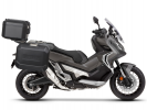 Kompletní sada černých hliníkových kufrů SHAD TERRA BLACK , 37L topcase 47L/47L boční kufry, včetně montážní sady a plotny SHAD HONDA X-ADV 750