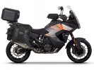 Kompletní sada bočních adventure brašen SHAD TERRA TR40 a  černého hliníkového 37L topcase, včetně m SHAD KTM Super Adventure 1290 (R, S)