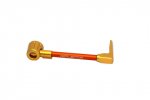 Lever guard ACCOSSATO with orange hose and joint right, aluminium