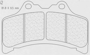 Brzdové destičky CL BRAKES A3+