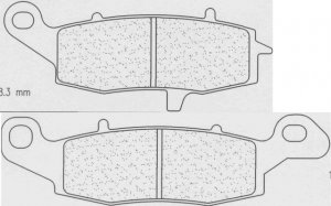 Brzdové destičky CL BRAKES A3+