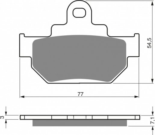 Brzdové destičky GOLDFREN 030 AD  OFF-ROAD FRONT