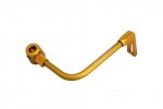 Lever guard ACCOSSATO with gold hose and joint right, aluminium