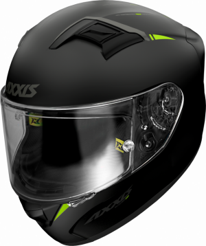 Integrální helma AXXIS GP RACER SV FIBER SOLID fluo žlutá XS