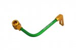 Lever guard ACCOSSATO with green hose and joint right, aluminium