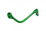 Lever guard ACCOSSATO with green hose and joint right, aluminium